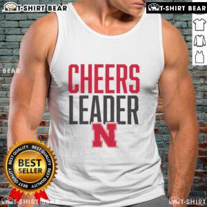 Alt Text: Original Nebraska Cornhuskers Cheers Leader Tank Top in red, perfect for game day and spirited fan support.