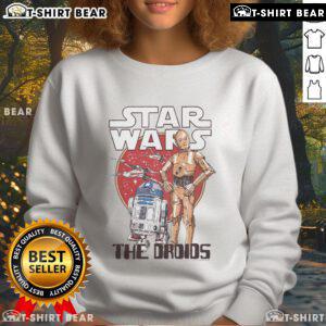 Original Star Wars The Droids sweatshirt featuring iconic droid graphics, perfect for fans of the classic sci-fi series.