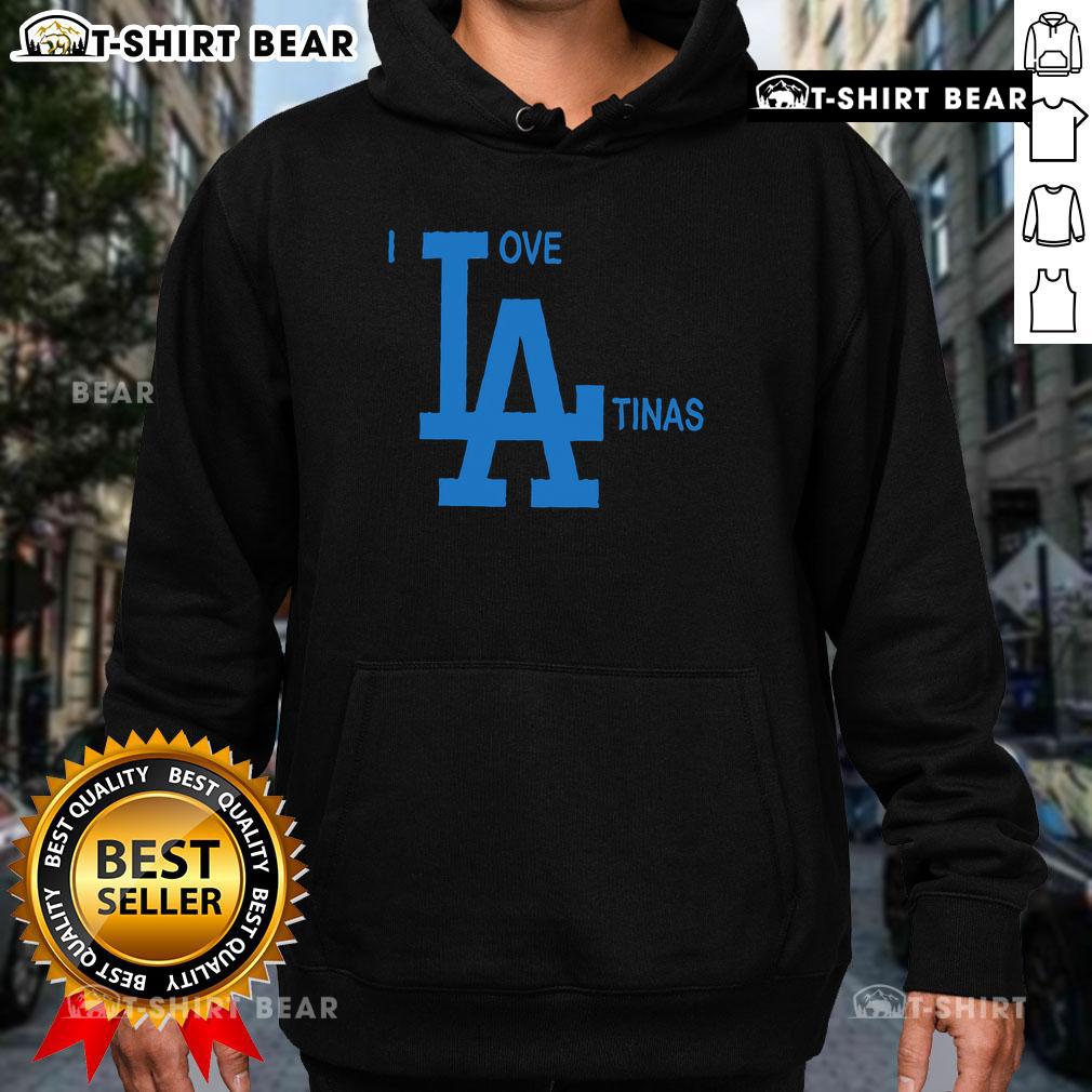 Premium I Love La Tinas Hoodie featuring vibrant graphics, perfect for stylish fans of Latin culture and fashion.