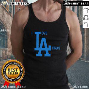 Premium 'I Love La Tinas' tank top featuring a stylish design and vibrant colors, perfect for proud La Tinas fans.