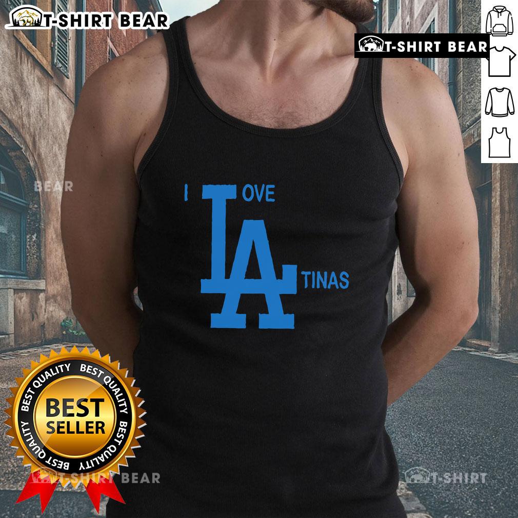 Premium 'I Love La Tinas' tank top featuring a stylish design and vibrant colors, perfect for proud La Tinas fans.