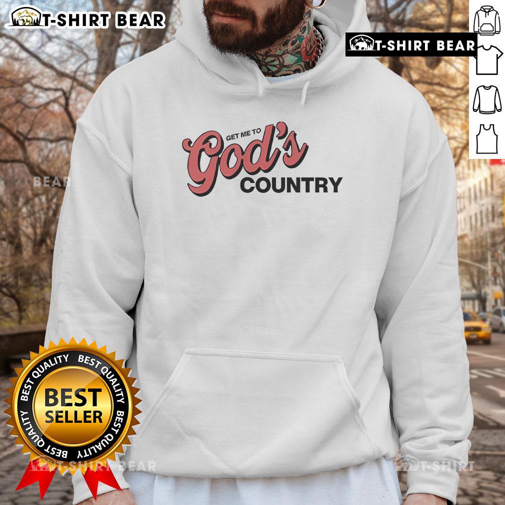 Alt Text: Premium Morgan Wallen Get Me to God's Country hoodie featuring a stylish design and cozy fabric for fans.
