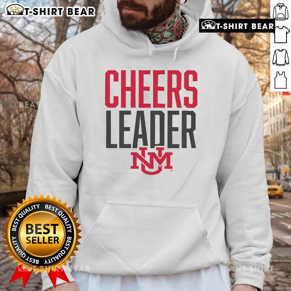 Premium New Mexico Lobos Cheers Leader Hoodie in vibrant colors, perfect for game day and showing team spirit.