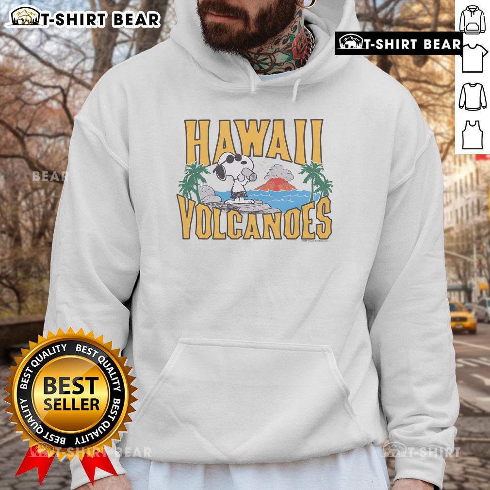 Premium Peanuts Snoopy X Hawaii Volcanoes National Park hoodie featuring vibrant graphics and a cozy design.