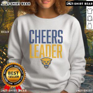 Premium Pittsburgh Panthers Cheers Leader Sweatshirt in navy, perfect for game day and showing team spirit.