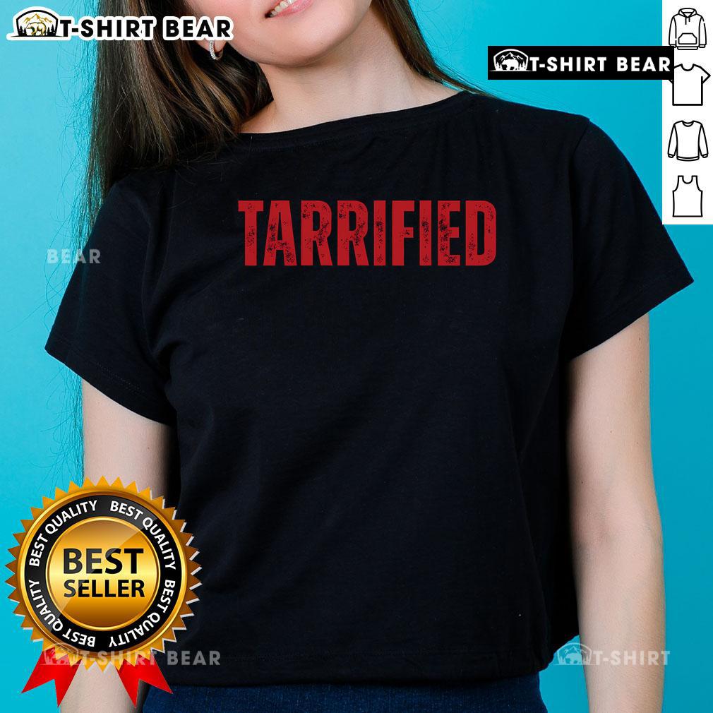 Premium Tarrified Vintage Ladies Tee in soft fabric, featuring a stylish retro design perfect for casual wear.