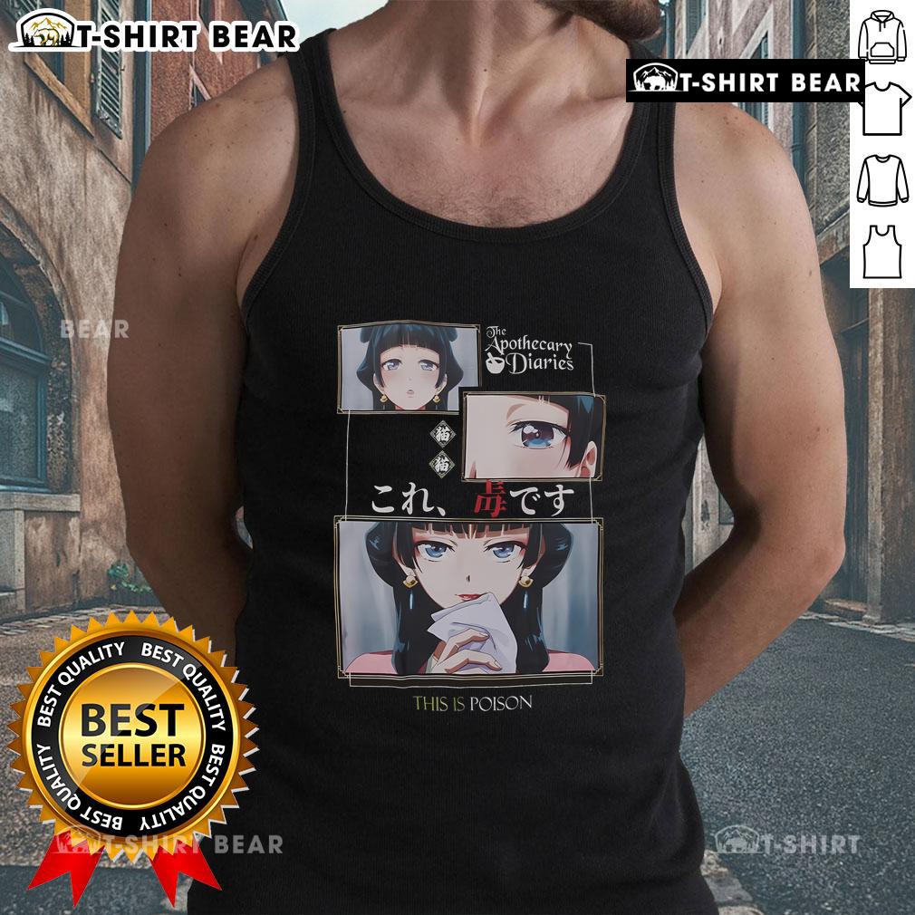 Alt Text: Maomao Poison Tank Top from Pretty The Apothecary Diaries, showcasing a stylish design perfect for fans.