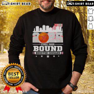 Limited Edition Houston Cougars sweatshirt for 2025 Final Four, featuring team colors and logo, perfect for fans.