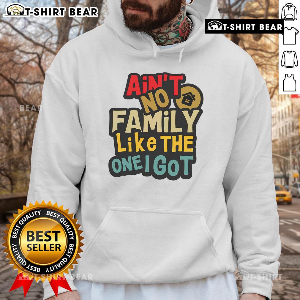 Top Ain't No Family Like The One I Got Funny Family Reunion Hoodie showcasing a playful design for family gatherings.