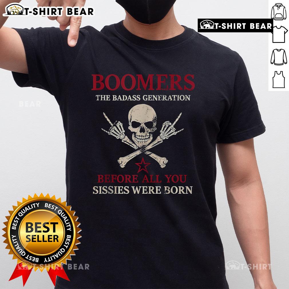 Top Boomers Generation T-Shirt showcasing retro design, perfect for proud boomers and nostalgic fans of vintage apparel.
