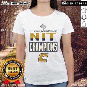 Alt Text: Chattanooga Mocs Fanaticity 2025 NIT Champions ladies tee featuring team colors and logo for loyal fans.