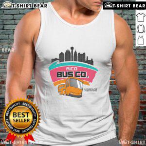 Top City Rico Bosco Co Cypress routes tank top featuring San Antonio Spurs logo for sports fans and fashion enthusiasts.