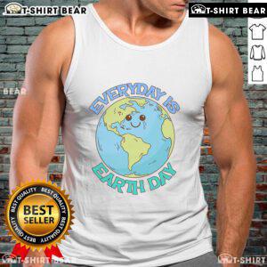 Alt Text: Stylish Earth Day tank top design promoting environmental awareness with vibrant graphics and eco-friendly message.
