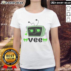 Top Dandy's World Vee Ladies Tee featuring a stylish design and comfortable fit for casual wear.