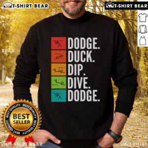 Cozy Top Duck Dip Dive I Ball Games I Dodgeball sweatshirt in vibrant colors, perfect for sports enthusiasts.
