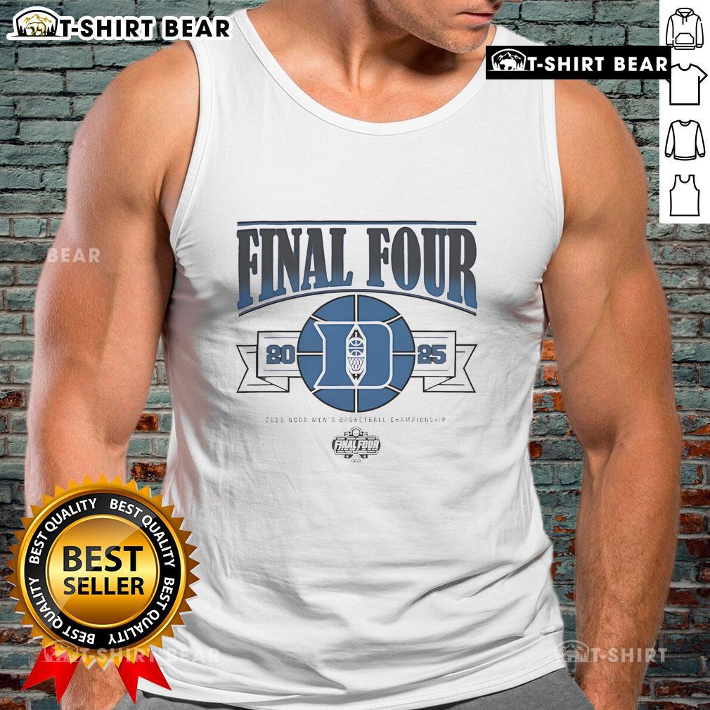 Top Duke Blue Devils Final Four Championship 2025 men's basketball tank top showcasing team pride and style.