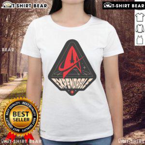 Top Expendable 1966 Life of a Redshirt Ladies Tee featuring a vintage design for fans of classic sci-fi humor.
