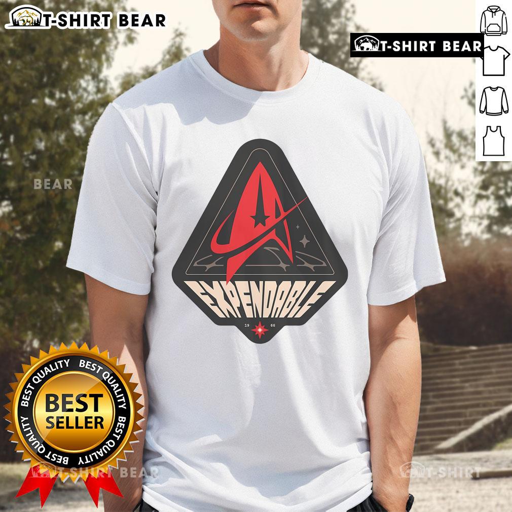 Top Expendable 1966 Life Of A Redshirt T-Shirt featuring vibrant graphics and classic fit for fans of retro sci-fi.