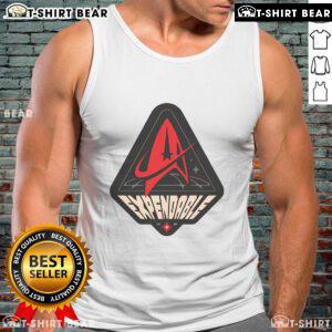 Top Expendable 1966 Life of a Redshirt Tank Top featuring a vintage graphic design, perfect for casual wear.