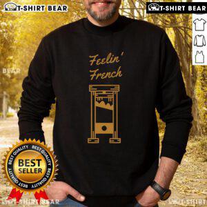 Alt Text: Vintage French guillotine sweatshirt featuring a unique design, perfect for stylish and edgy fashion enthusiasts.