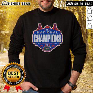 Top Florida Basketball 2025 NCAA Champions logo sweatshirt featuring vibrant colors and stylish design for fans.
