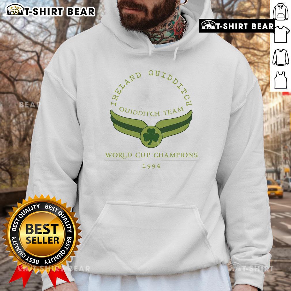 Top Ireland Quidditch 1994 World Champs hoodie featuring vibrant colors and unique design for fans and collectors.