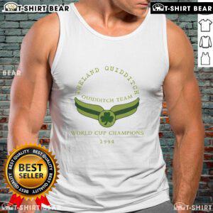 Top Ireland Quidditch 1994 World Champs tank top featuring vibrant design and team colors for fans and collectors.