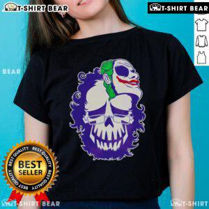 Alt Text: Top-JokerFan279 Hack The Movies ladies tee featuring a stylish design perfect for movie lovers and fans.