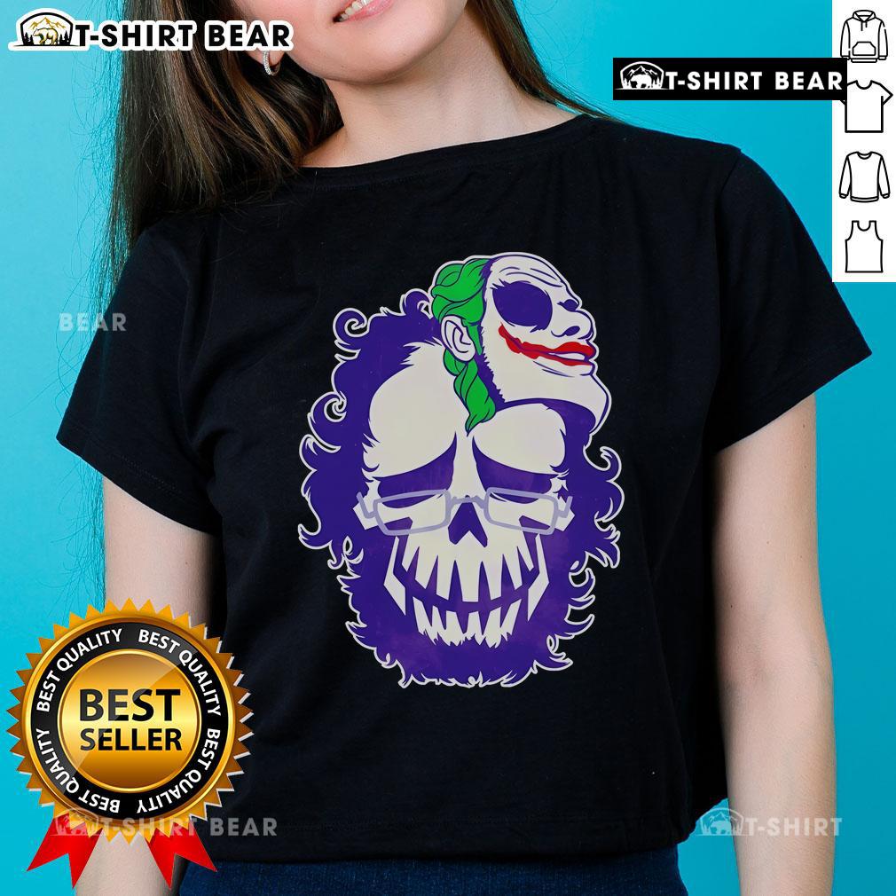 Alt Text: Top-JokerFan279 Hack The Movies ladies tee featuring a stylish design perfect for movie lovers and fans.