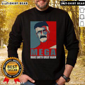 Top Mega Make Earth Great Again Invincible Sweatshirt featuring bold design and eco-friendly materials for a stylish statement.