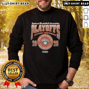 Cozy Franklin sweatshirt featuring New York Knicks logo, perfect for 2025 playoff fans. Ideal for game day attire.