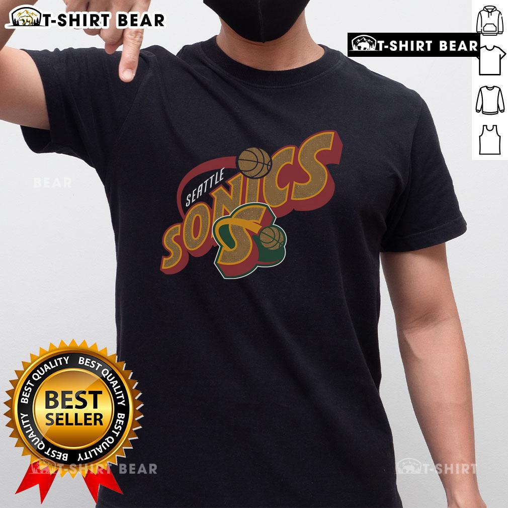 Top Seattle Supersonics Hardwood Classics Evergreen T-Shirt featuring vibrant team colors and retro design for fans.