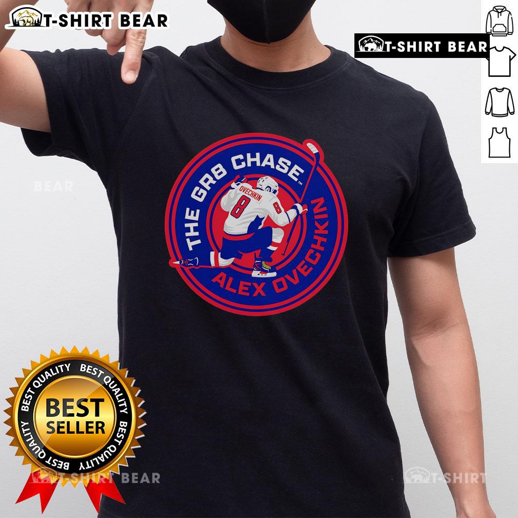 Top The Gr8 Chase Alexander Ovechkin Washington Capitals T-Shirt featuring bold graphics and team colors, perfect for fans.