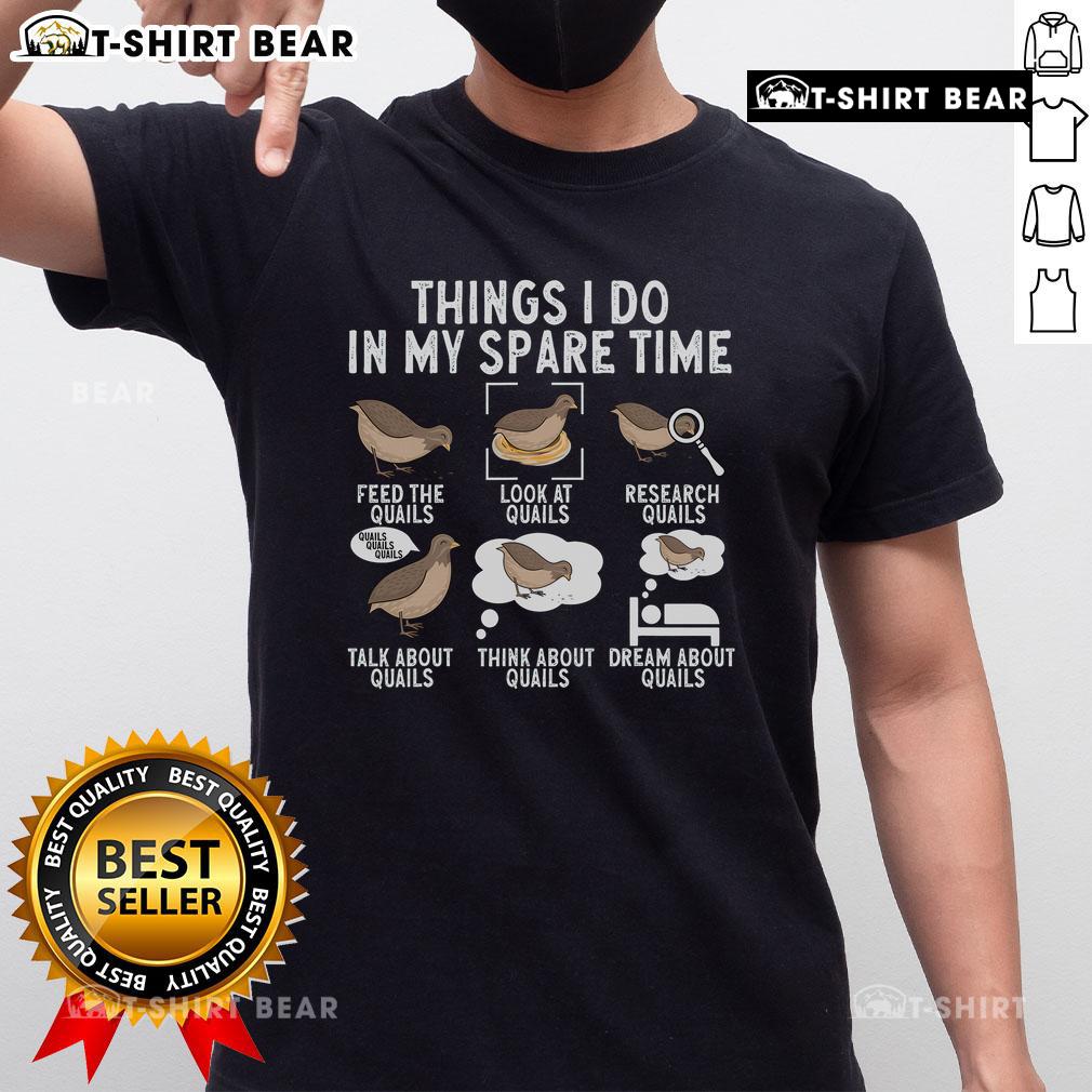 Quail Bird Lover T-Shirt featuring fun designs for bird enthusiasts, perfect for showcasing your passion in leisure time.