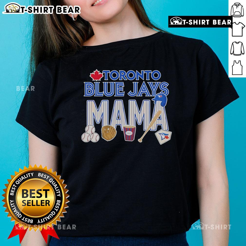 Stylish Top Toronto Blue Jays Mama Mothers Day Ladies Tee featuring vibrant team colors and a comfortable fit.