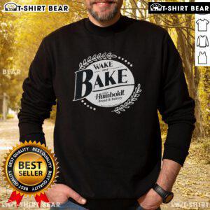 Cozy Top Wake and Bake Humboldt sweatshirt featuring a vibrant design, perfect for casual wear and cannabis enthusiasts.