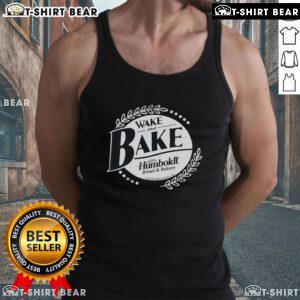 Top Wake and Bake Humboldt tank top featuring a vibrant design, perfect for casual wear and cannabis culture enthusiasts.