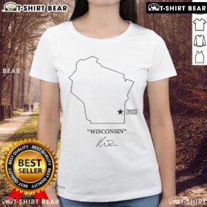 Top Wisconsin Bucks by Kuz ladies tee featuring vibrant team colors and stylish design for passionate fans.