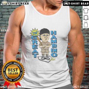 Womens The Sandlot The Great Hambino tank top featuring vintage style and playful graphics for fans of the classic film.