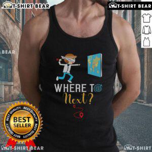 Top World Traveler tank top for international travelers, featuring a stylish design perfect for globetrotters.