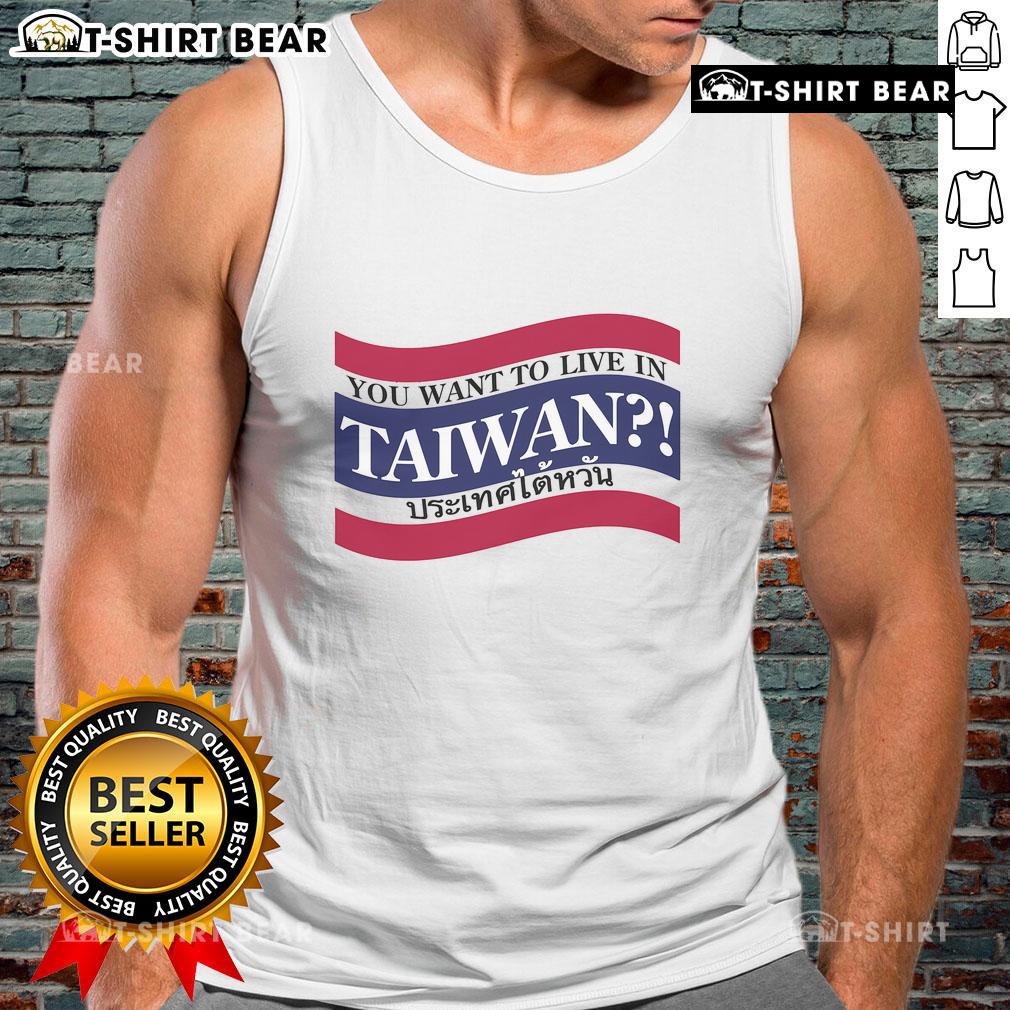 Stylish 'Top You Want to Live in Taiwan' tank top design featuring vibrant graphics and a comfortable fit.