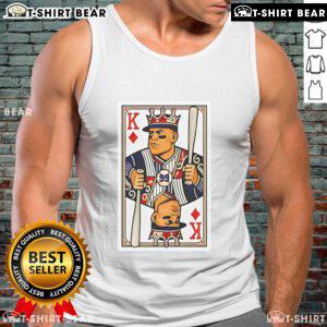 Alt Text: Awesome Aaron Judge Diamond King Card tank top featuring a vibrant design of the baseball star, perfect for fans.