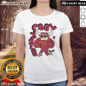Good Chicago Bulls Stadium Essentials NBA X Staycool mascot ladies tee featuring vibrant colors and stylish design.