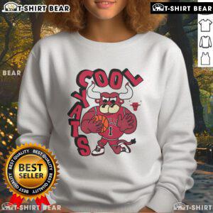 Good Chicago Bulls Stadium Essentials NBA X Staycool mascot sweatshirt featuring vibrant team colors and stylish design.