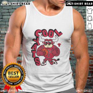 Good Chicago Bulls Stadium Essentials NBA X Staycool mascot tank top featuring vibrant graphics and breathable fabric.
