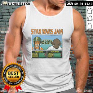 Good Star Wars Jam Wedge and Ackbar tank top featuring iconic characters in a stylish design for fans.
