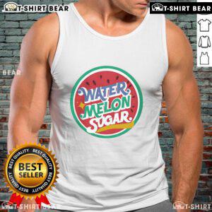 Good Watermelon Sugar tank top featuring vibrant watermelon graphics, perfect for summer fashion and casual wear.