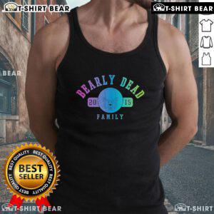 Alt Text: Nice Bearly Dead Family 2015 tank top featuring a playful bear graphic, perfect for casual summer wear.