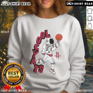 Nice Houston Rockets Stadium Essentials NBA X Staycool mascot sweatshirt in vibrant colors, perfect for game day style.