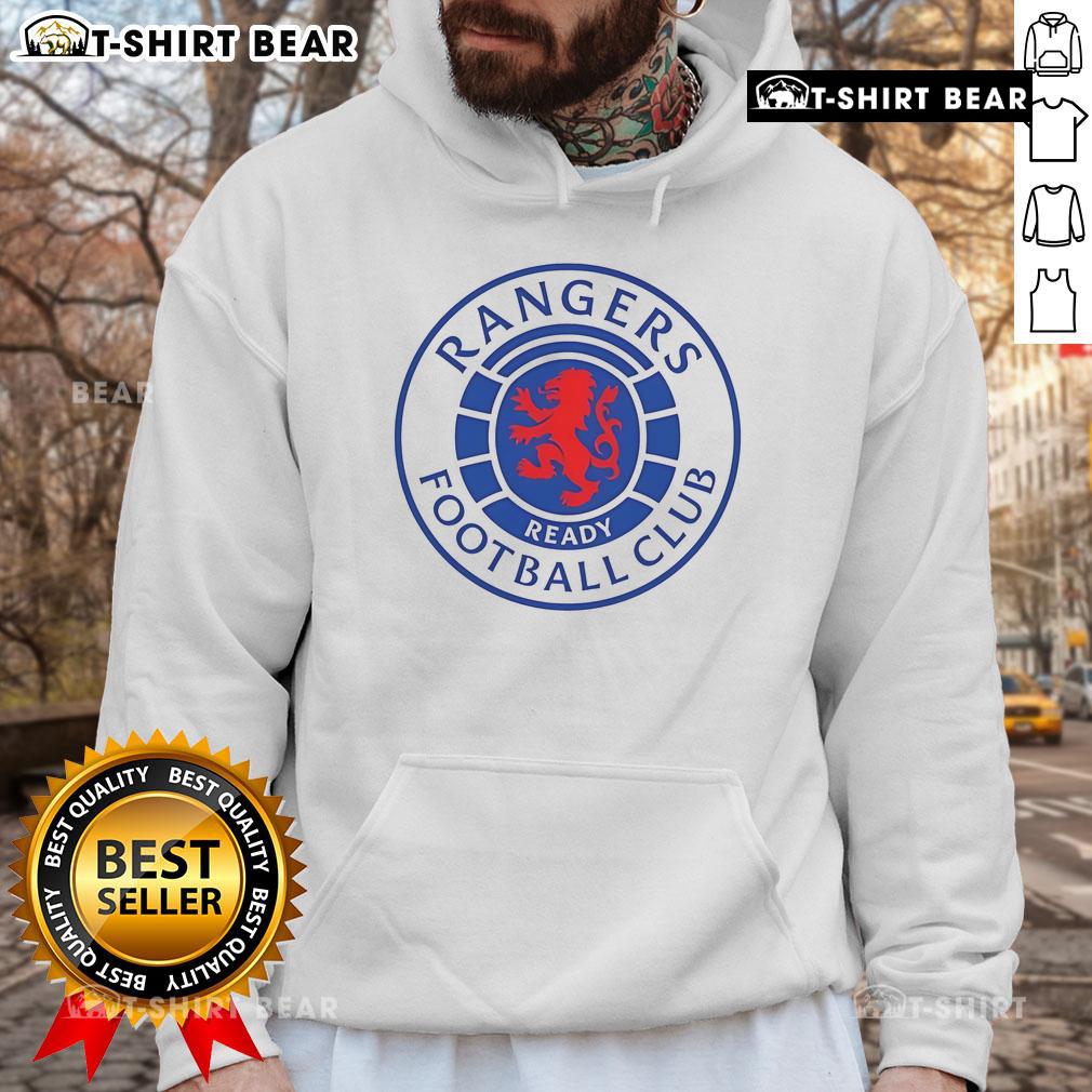 Nice Rangers Football Club Ready Logo Hoodie in vibrant colors, perfect for fans showcasing team spirit and style.